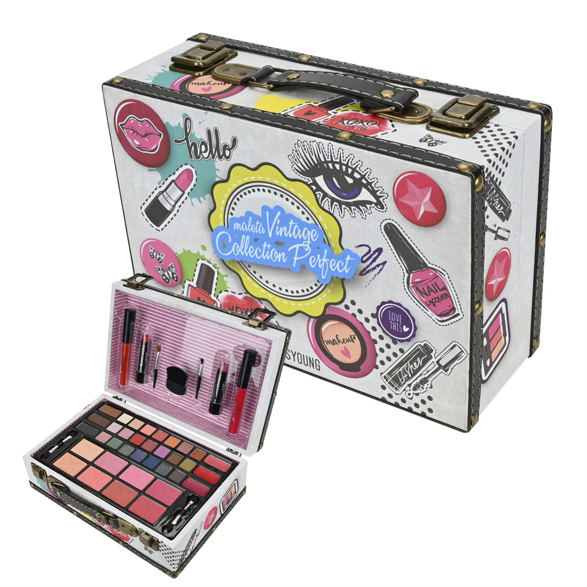 Makeup Starter Kit Professional Make Up Sets With Transparent Case Holiday Beauty Gift Set Starter Cosmetics Full Kits For Women