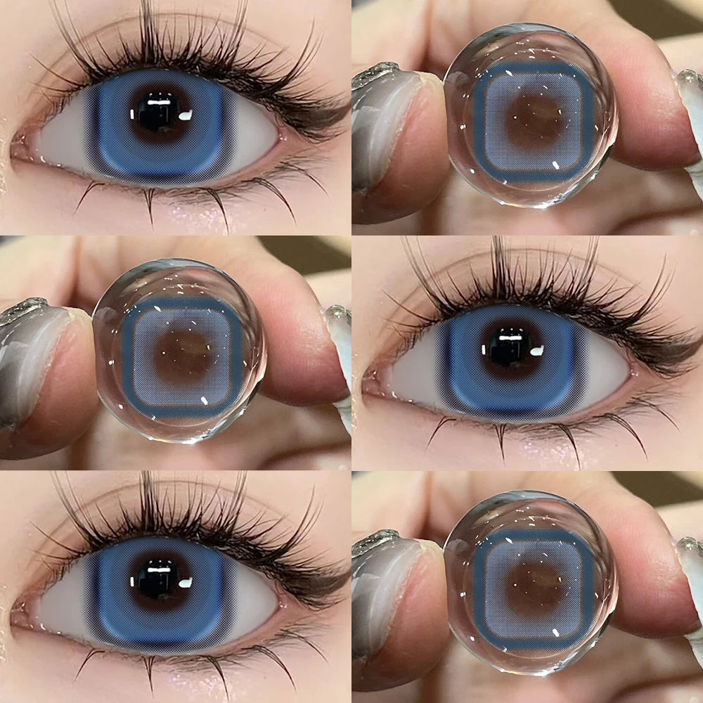 UYAAI Blue Coloured Contact Lenses