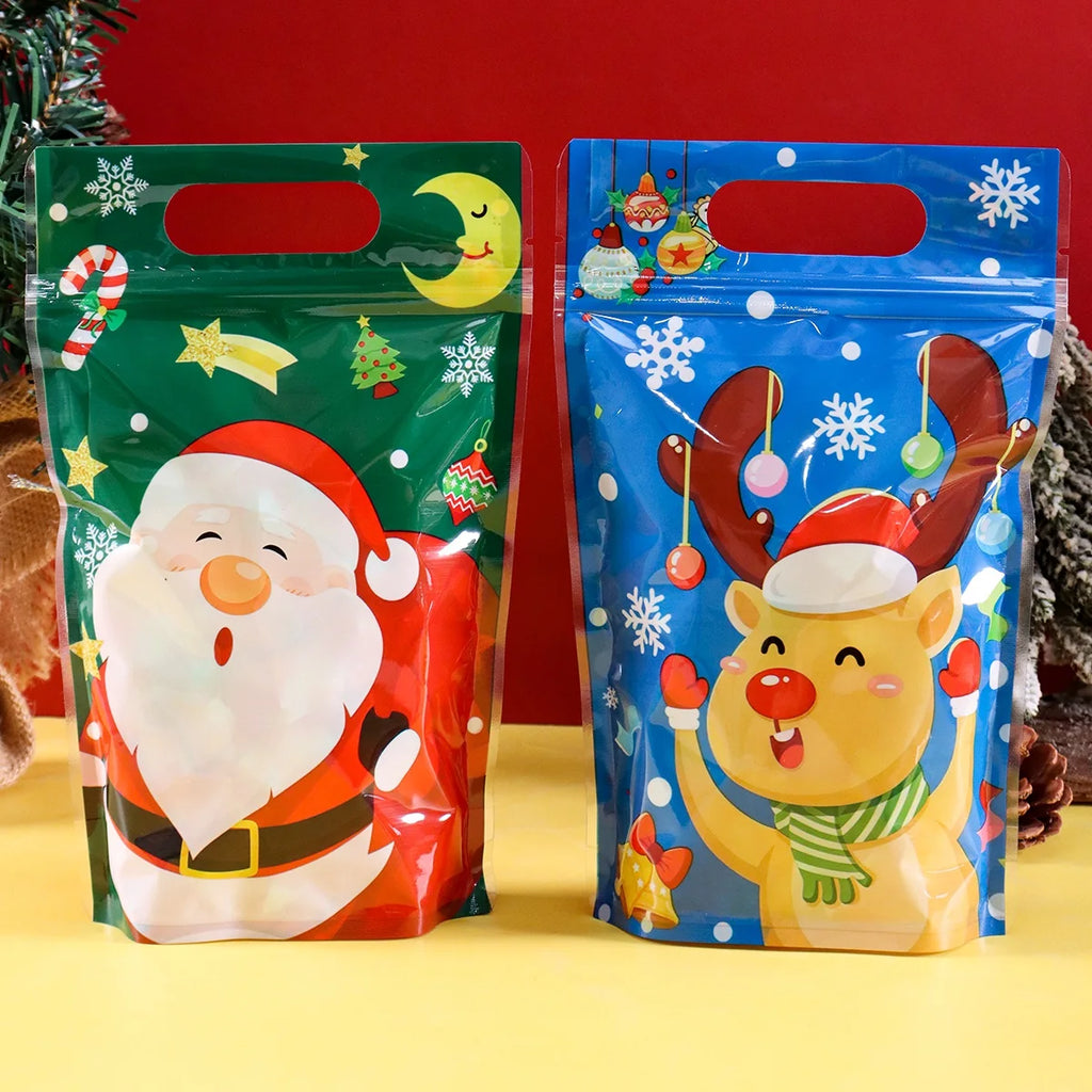 Resealable Christmas Gift Bags – 10 or 20 Pack