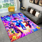 Cartoon R-Robloxs Game Gamer Carpet Rug for Playroom Bedroom Living Room Sofa Home Decor,kid Area Rug Non-slip Floor Mat