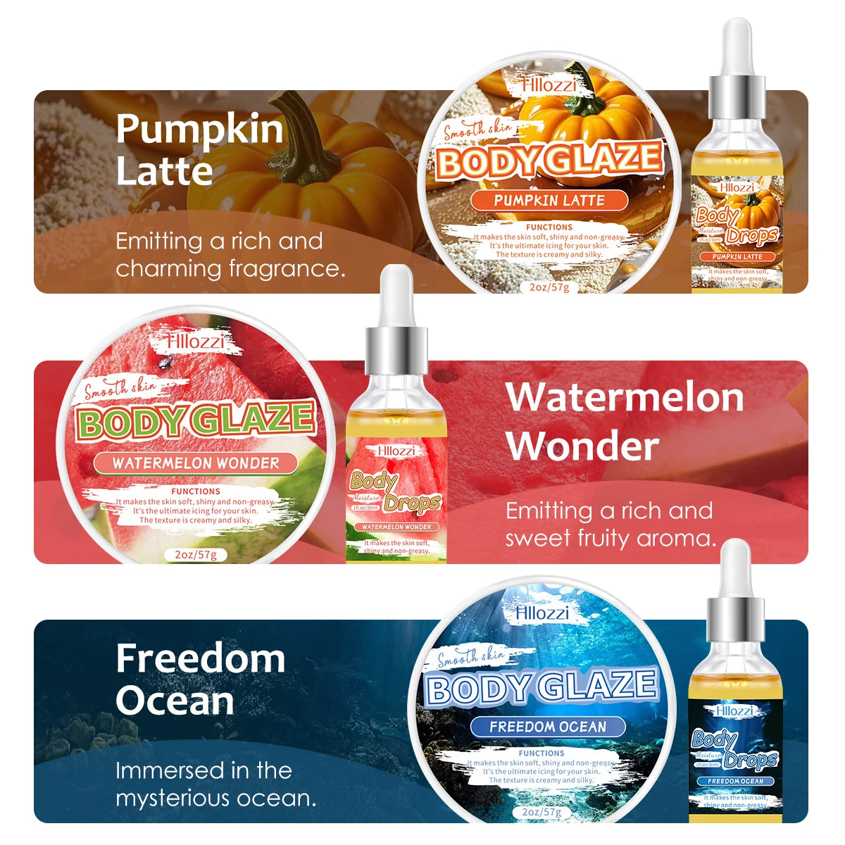 Hydrating Body Glaze & Body Oil Set