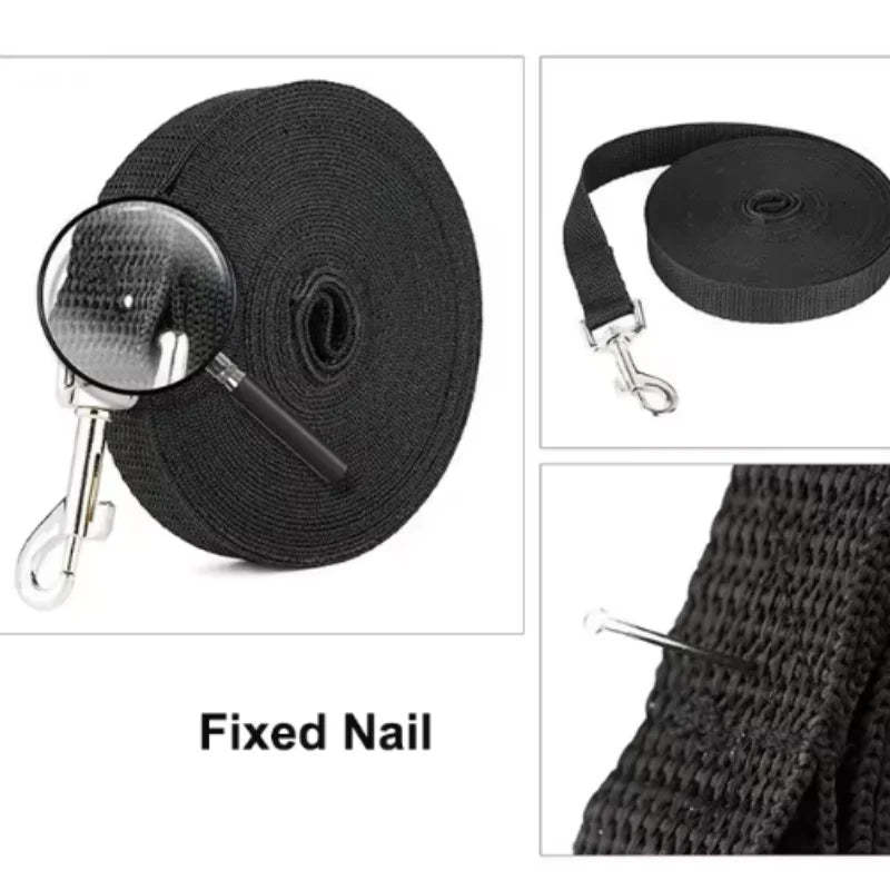 Long Nylon Dog Training Lead – 1.2m to 30m