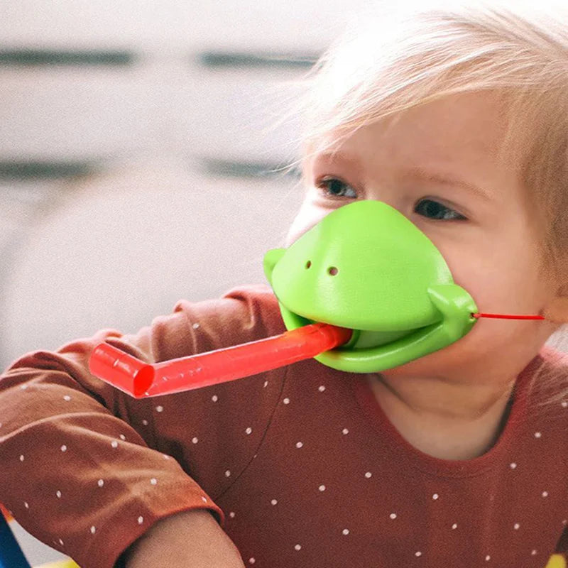Frog Lizard Mask Wagging Tongue Lick Cards Board Games for Children Toys