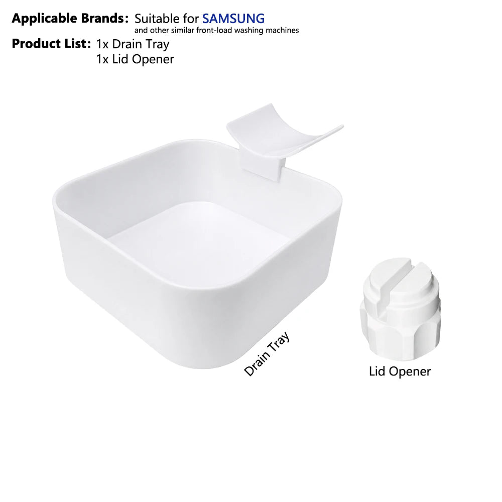 Aoifn Washing Machine Drain Pan & Spill Tray