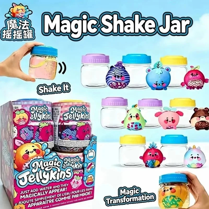 Magic Shaking Jar Jellykins Blind Box Water‑Activated Cute Soft