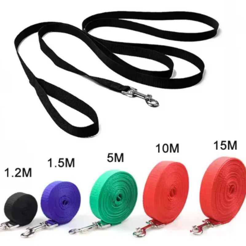 Long Nylon Dog Training Lead – 1.2m to 30m