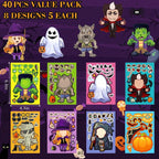 8~40 sheets Halloween Party stickers