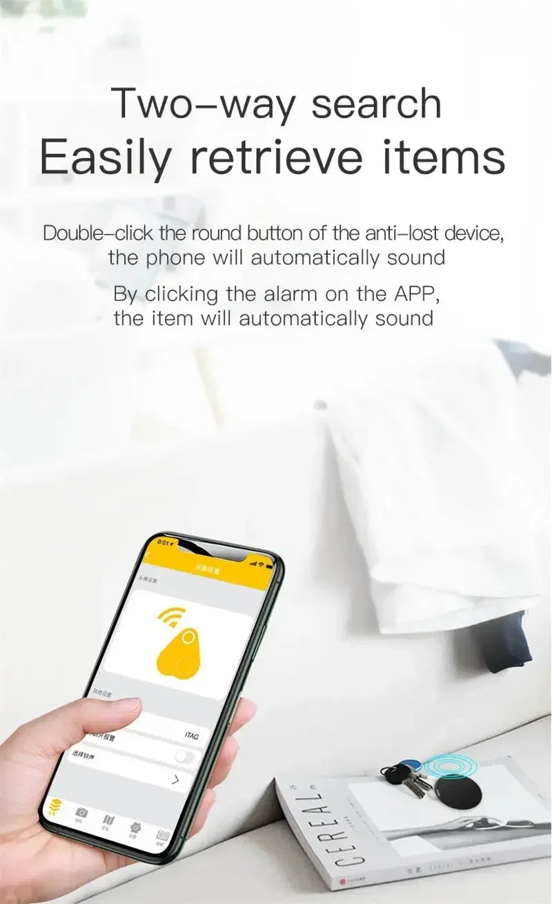 Lenovo GPS Tracker Bluetooth 5.0 Anti-Lost GPS Mini Device Pet Elderly Kid and pets