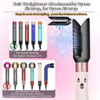 Compatible with Dyson Hair Dryer HD01/HD15 Curling Wand HS01/08 Straightening and Smoothing Nozzle Automatic Opening and Closing
