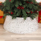 Stereoscopic Christmas Sequins Tree Cover Skirt Home Xmas Tree Surround