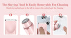 Rechargeable Women's Electric Shaver & Body Trimmer