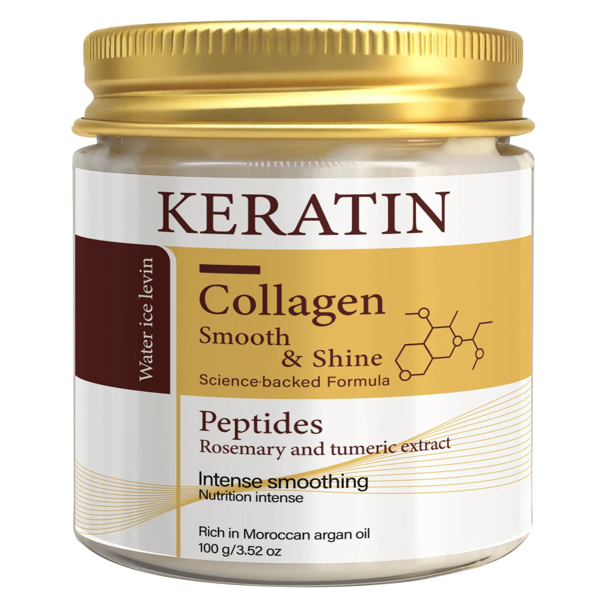 Keratin & Collagen Hair Mask with Peptides & Rosemary