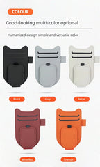 Magnetic Car Sunglasses Holder Sun Visor Glasses Clip PU Eyeglasses Hanger Portable Ticket Card Clip Auto Accessories