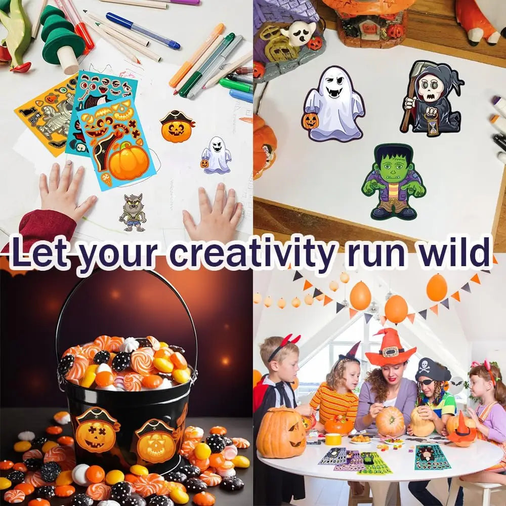 8~40 sheets Halloween Party stickers