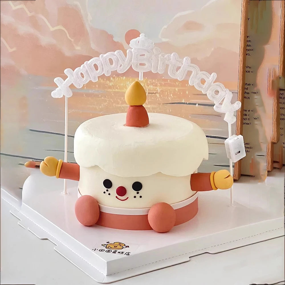 LED Light-Up Cartoon Cake Topper – Birthday & Celebrations