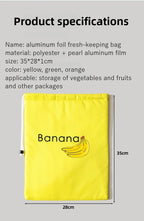 Reusable Insulated Produce Storage Bag – 28 × 35cm