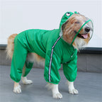 Reflective Hooded Waterproof Dog Raincoat