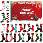 Christmas Stocking Advent Calendars 24 Days Countdown 24 Days Of Advent Box Socks Christmas Socks For Boys Girls Men Women