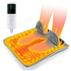 Washable Electric Heating Foot Pad Feet Warmer Household Soft Plush Thermal Heating Blanket Foot Warming Mat Home Office Bedroom