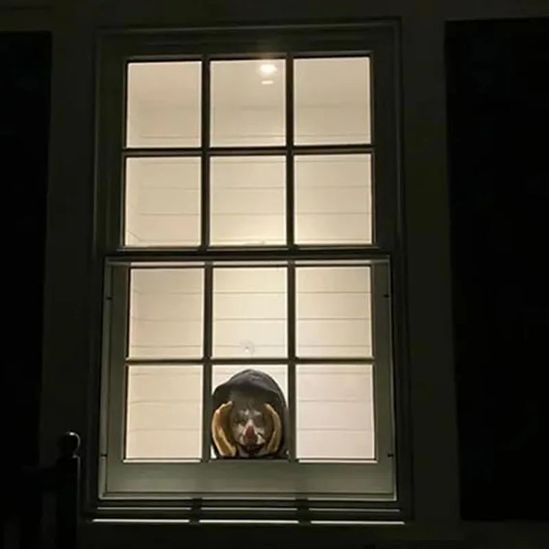 Scary Peeper Window Home Decor 2024 Halloween Horror Hanging Mask Scary Party Cosplay Props Outdoor Indoor Window Decorations