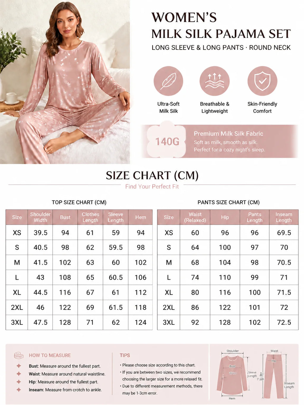 This year's new women's Doz Lane Gingerbread Man print casual Christmas pajama set