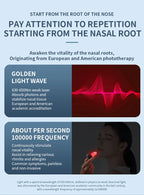 Smart Nasal Phototherapy Device Red Light & Infrared Therapy for Relief of Nasal Congestion Sneezing And Runny Nose - Nasal Care