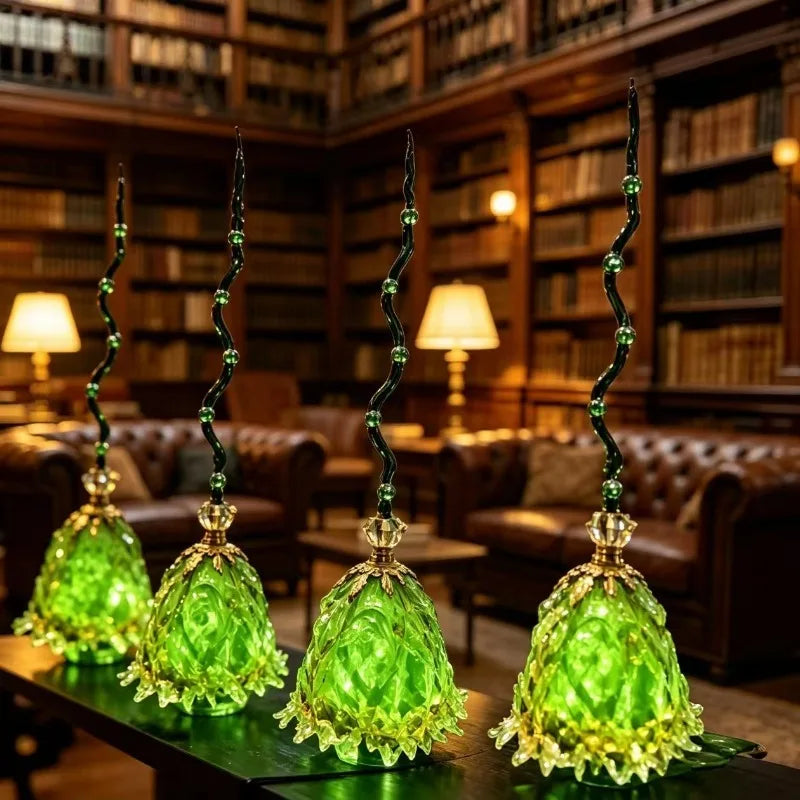 Glowing Witch Broom with Sound and Self Jumping Action for Halloween  party