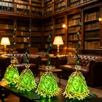 Glowing Witch Broom with Sound and Self Jumping Action for Halloween  party