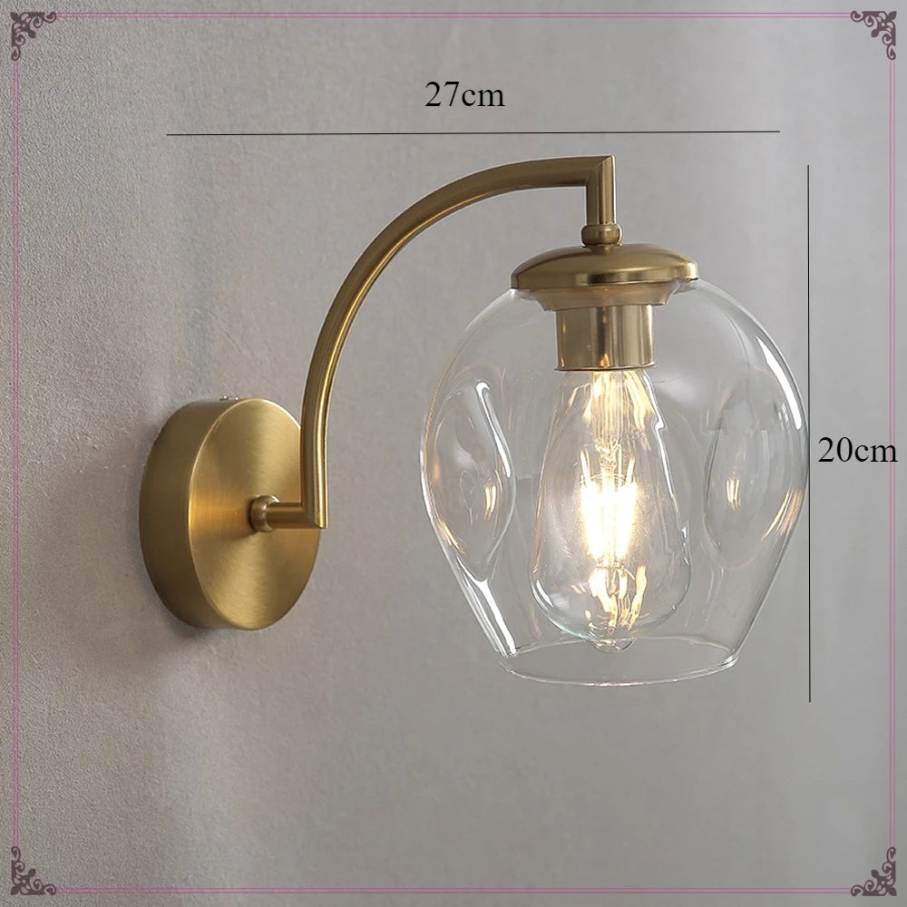 Colourful Glass Pea-Pod Wall Lamp — E27