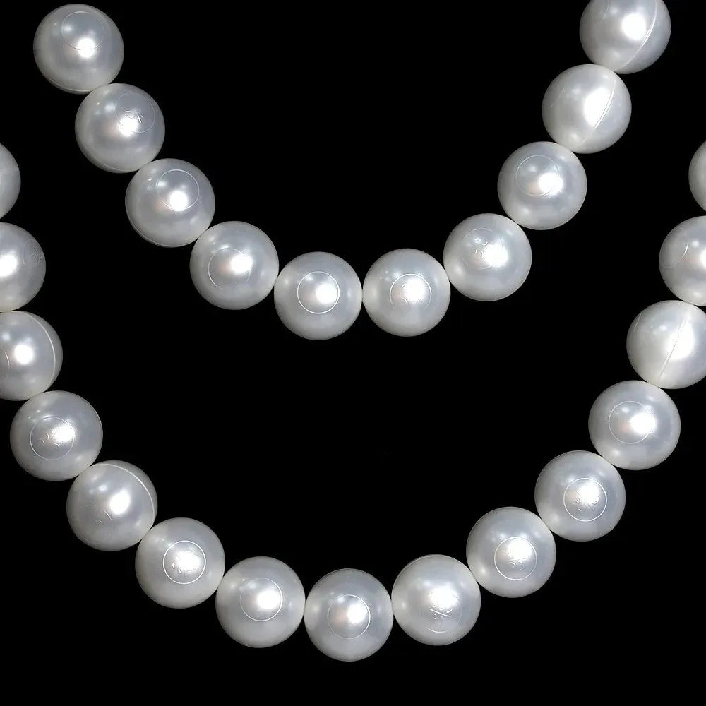 10pcs DIY Beaded Faux Large Pearl Garland White Ball Pendant & Figurine Wedding Backdrop Wall Decor
