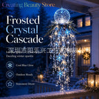 Glow Hanging Ornament Christmas Snowman Elk Ice Crystal Light Hanging Decoration