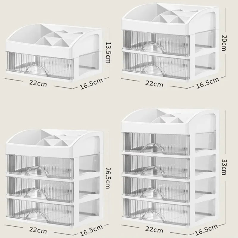 New 1Pc 5-layer Makeup Storage Box Debris Storage Box Drawer cabinet