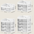 New 1Pc 5-layer Makeup Storage Box Debris Storage Box Drawer cabinet