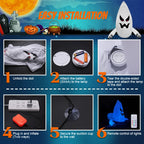 LED Crashing Ghost Window Inflatable Halloween Decoration
