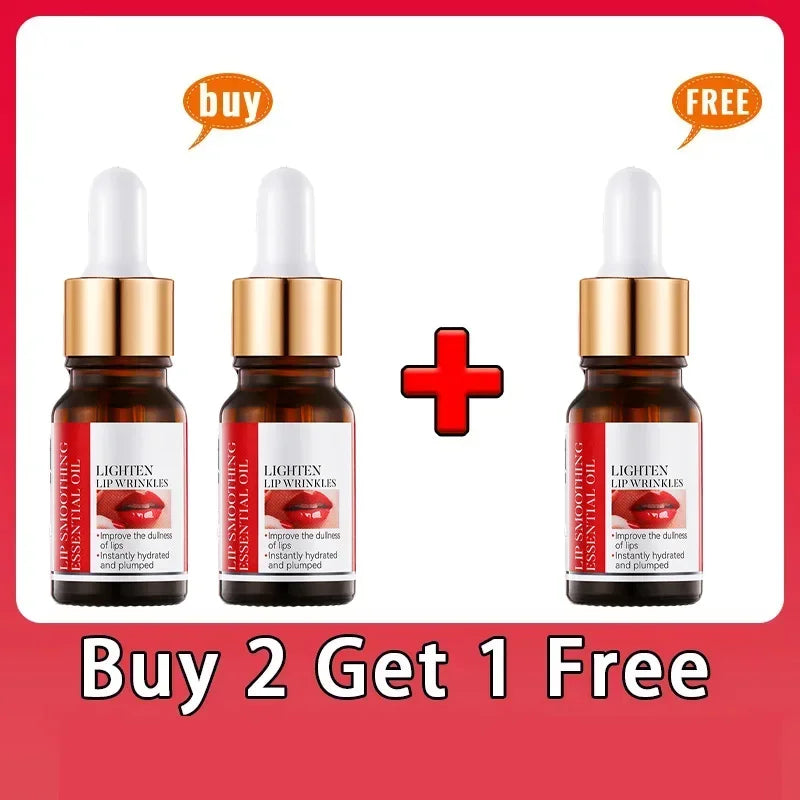 Lip Booster Plumping Serum Oil Hyaluronic Acid Moisturising  Stimulant Free Brightening Lightening Lines