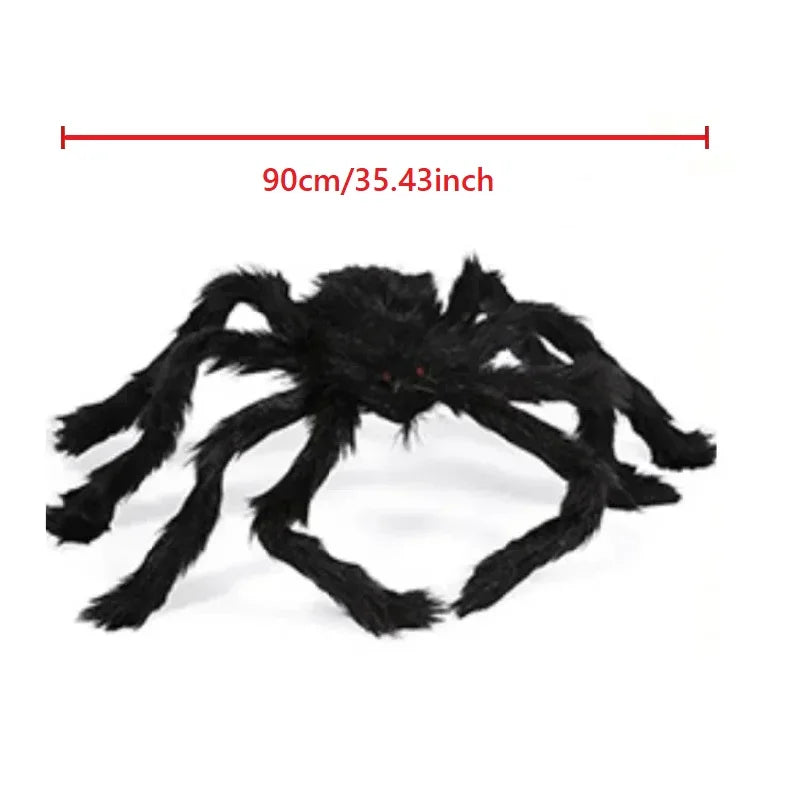 Giant Halloween Spider Decoration for Indoor & Outdoor Use