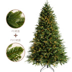 2026 new Christmas decoration high-end PE mixed Christmas tree, encrypted branches with lights, Christmas tree