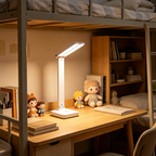 USB Desk Lamp 3 Levels Dimmable Touch Night Light USB Rechargeable Eye Protection Foldable