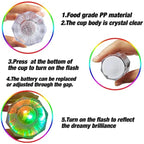 LED Light-Up Shot Cups – 6, 12 or 24 Pack