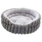 Home Plush Winter Cat Nest Dog Nest Warm Detachable and Washable Round Cat Nest Pet Bed Seasonal Universal Decoration