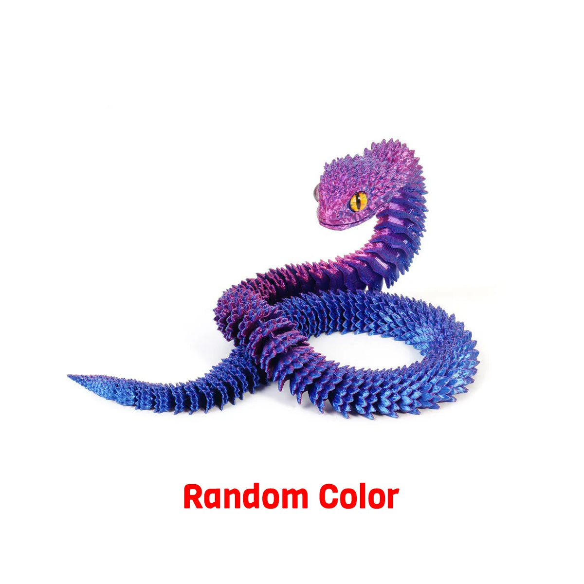 3D-Printed Jointed Snake Fidget Toy