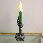 Halloween Skeleton Ghost Hands Led Candles Light