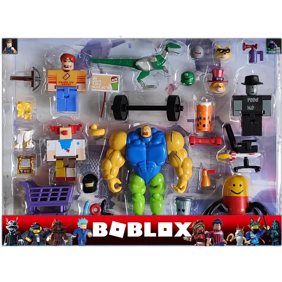 Roblox Model Toy Mini Theater Doll Pet Virtual World Game Style Figures Toy【High Quality Express Box Packaging】