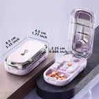 Portable Pill Splitter Pill Divider, and Pill Cutter That Can Precisely and Evenly Split Pills into Halves, Thirds, and Quarters