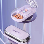 Portable Pill Splitter Pill Divider, and Pill Cutter That Can Precisely and Evenly Split Pills into Halves, Thirds, and Quarters