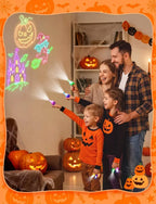 None Halloween Finger Lights Toys Bright lights Halloween Party Favors Toys Halloween Goodie Bag Fillers Trick or Treat Toys
