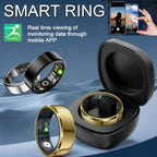 2026 Smart Ring Blood Pressure Heart Rate Sleep Monitoring