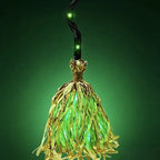 Glowing Witch Broom with Sound and Self Jumping Action for Halloween  party