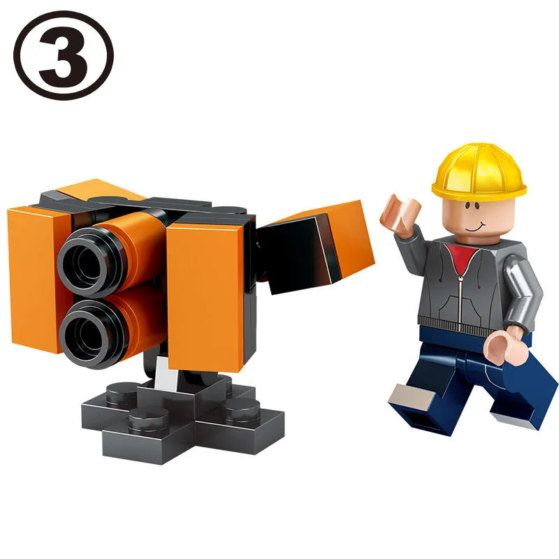 Roblox Model Toy 8 Styles Child Assembly Building Blocks Virtual World Games Figures Toy