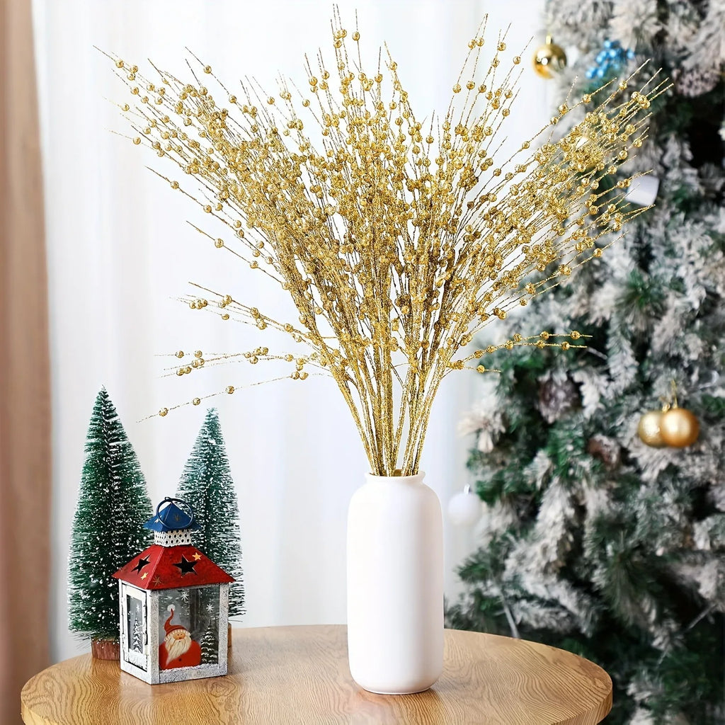 4Pcs Artificial Berry Bouquet Fake Plant Christmas Tree decoration